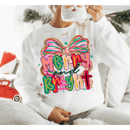 Merry and bright Shirt/ Sweater