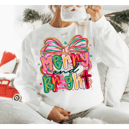 Merry and bright Shirt/ Sweater