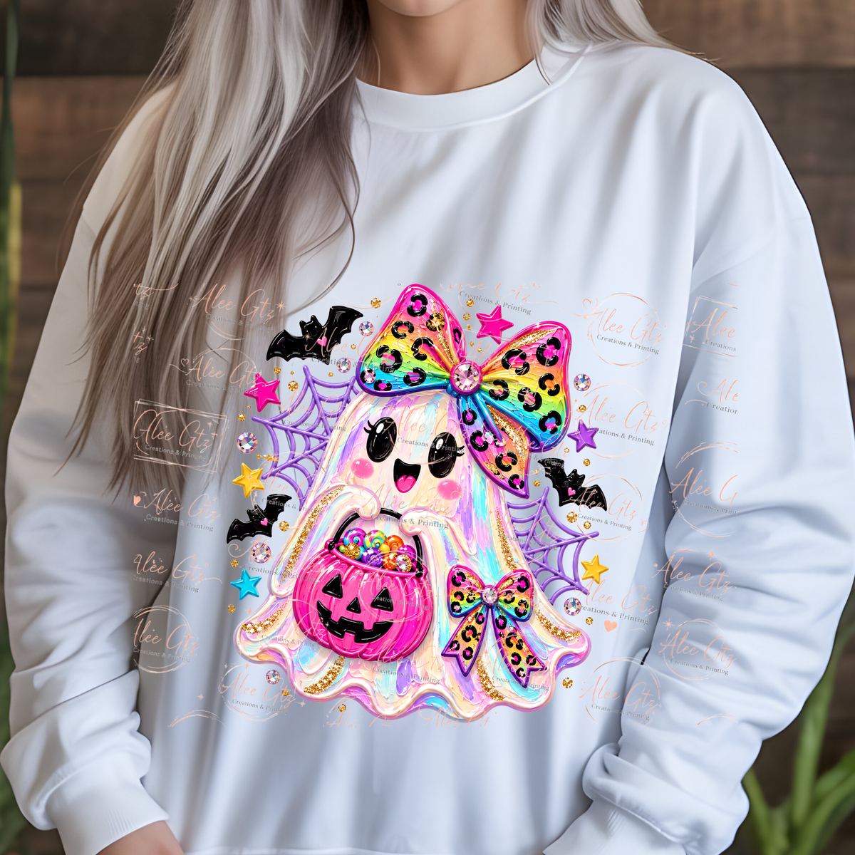 Coquete Ghost trick or Treat shirt/sweater