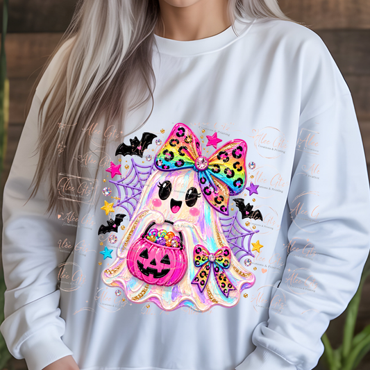 Coquete Ghost trick or Treat shirt/sweater