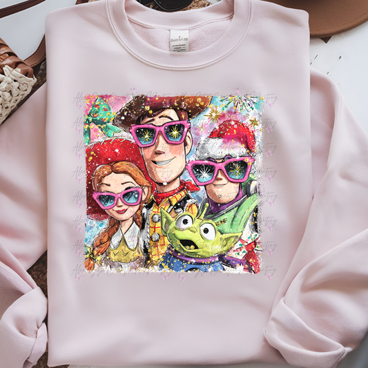 Woody, Jessy, Buzz & alien Colorful Shirt/ Sweater