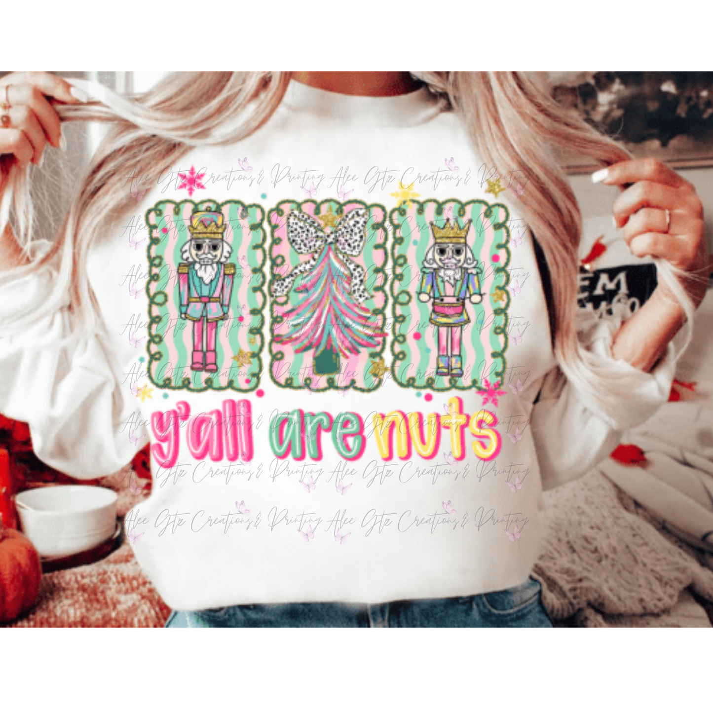 Y'all are nuts cute Shirt/ Sweater