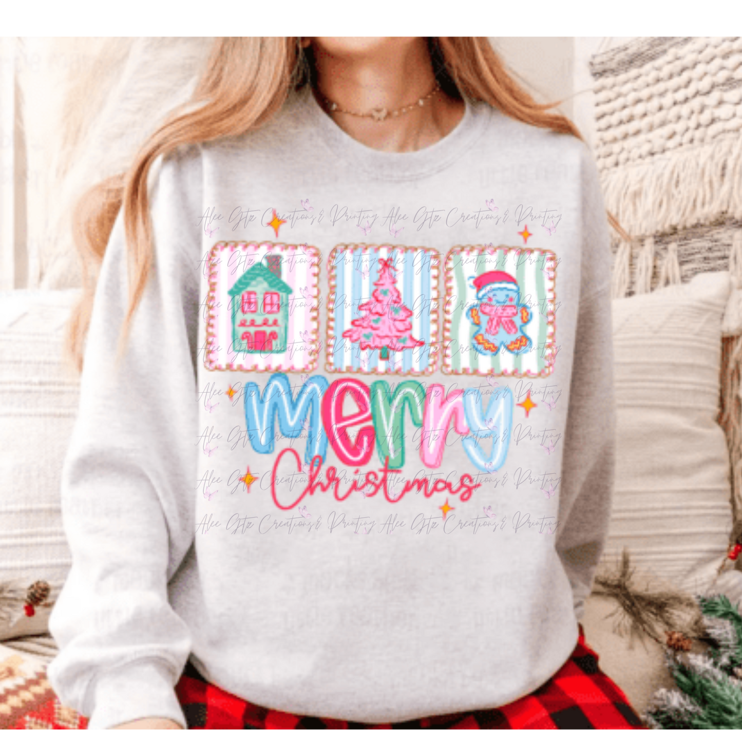 Merry Christmas portraits Shirt/ Sweater