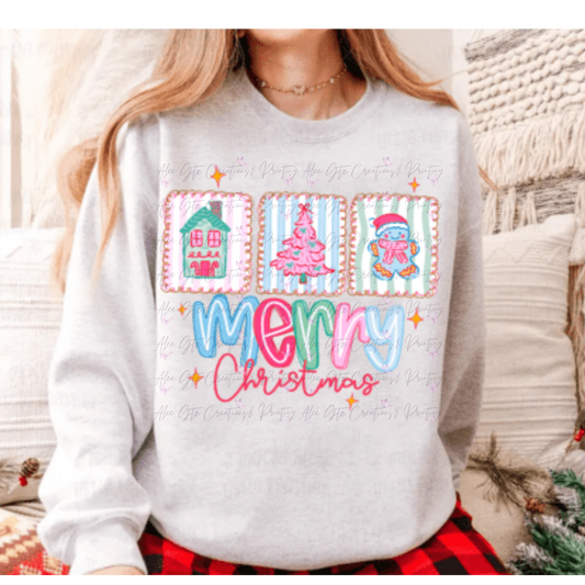 Merry Christmas portraits Shirt/ Sweater