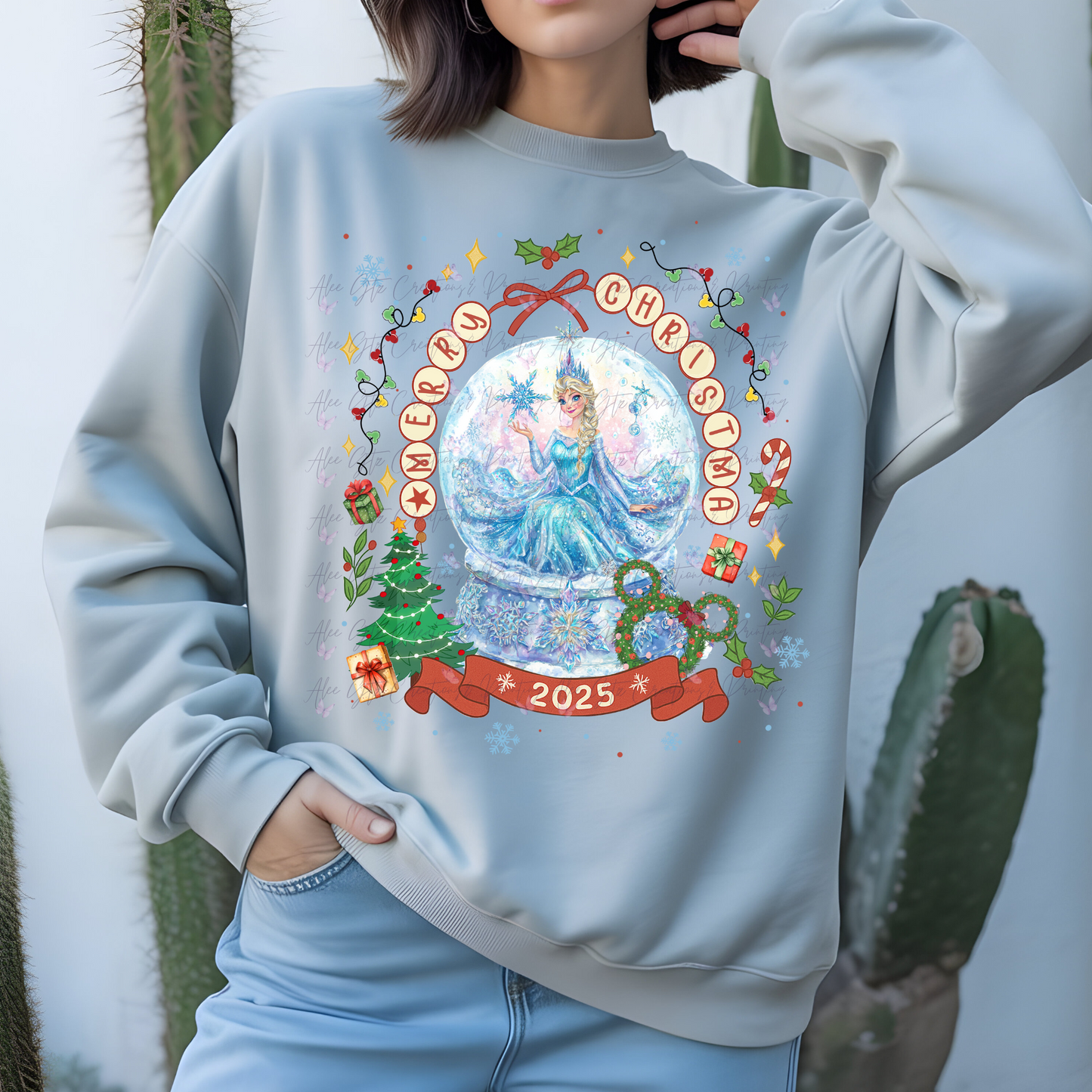 Elsa Snow Globe Shirt/ Sweater