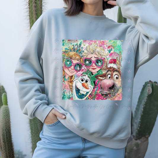 Frozen Colorful Shirt/ Sweater