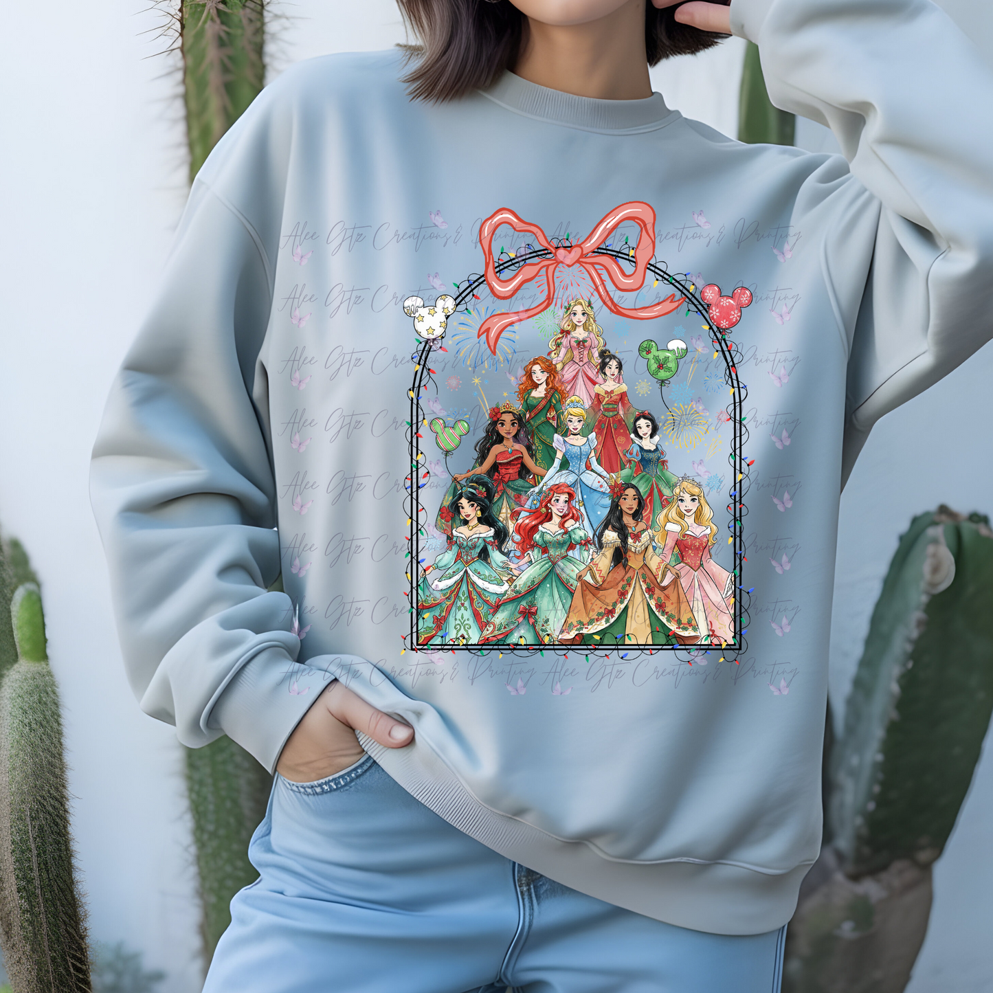 Princess Christmas Tree Shirt/ Sweater