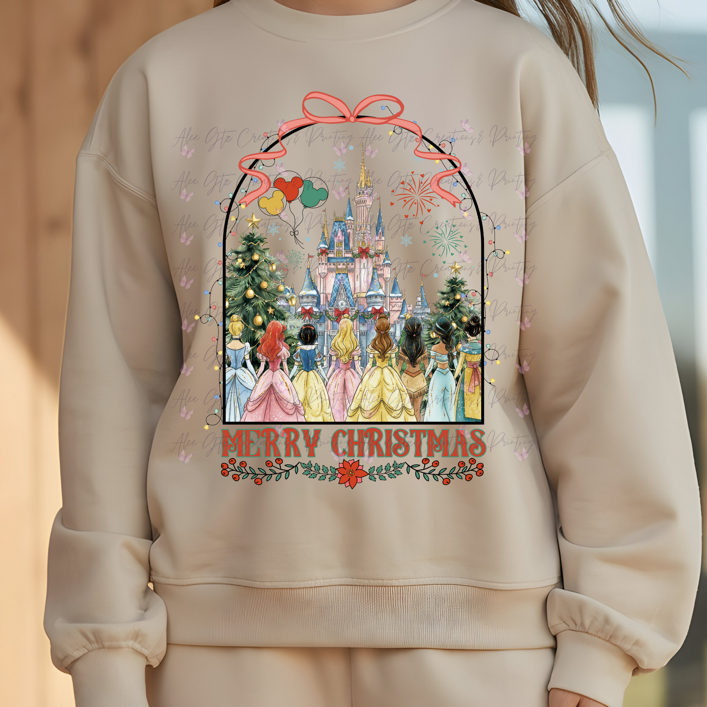 Merry Christmas all Princess Shirt/ Sweater