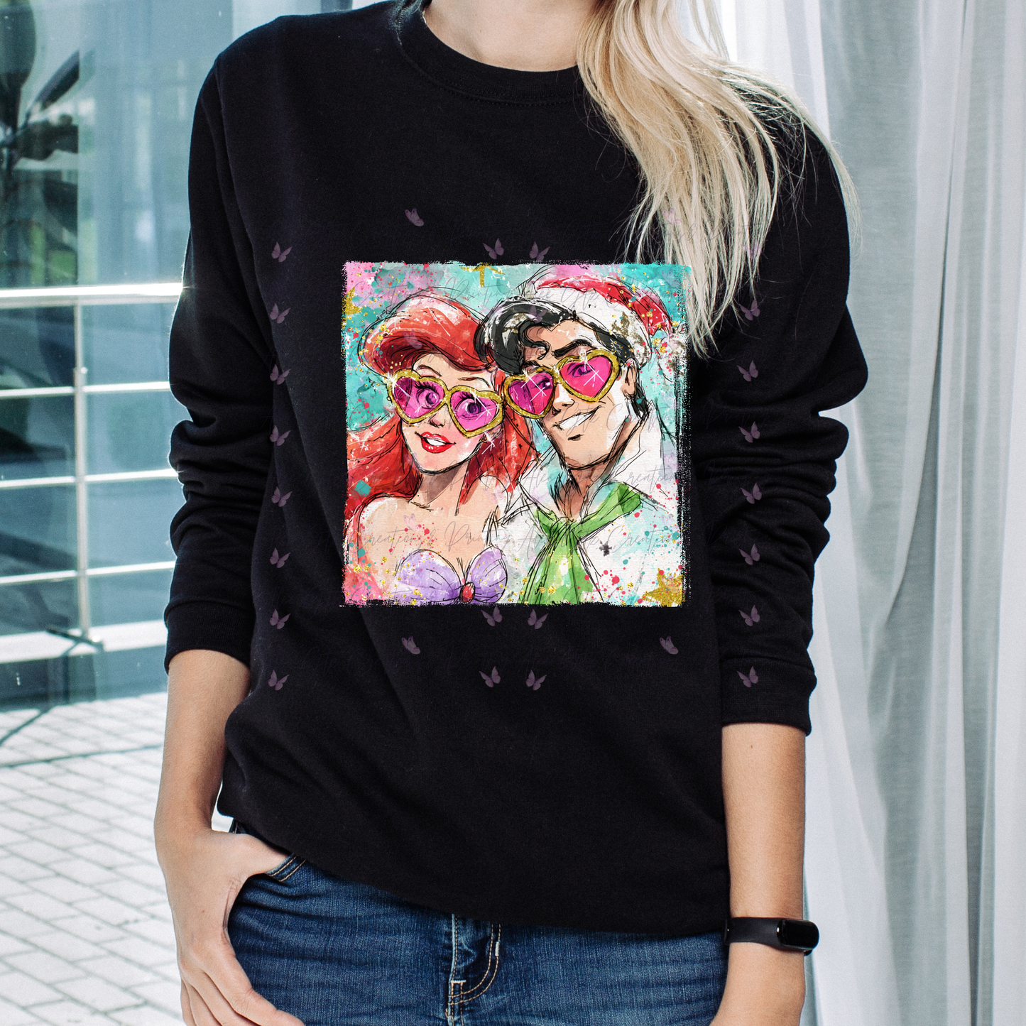 Colorful Ariel Shirt/ Sweater