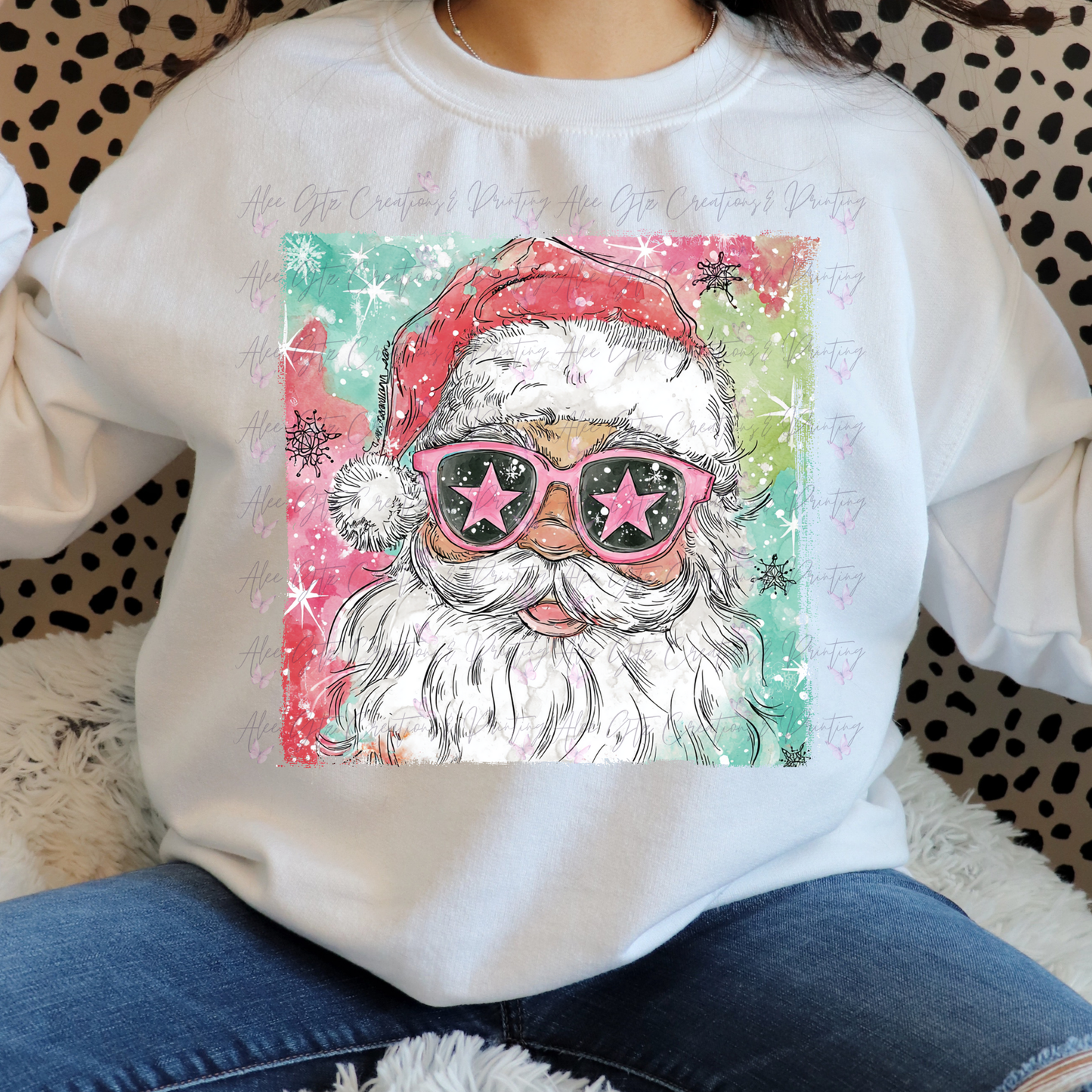 Colorful Santa Shirt/ Sweater