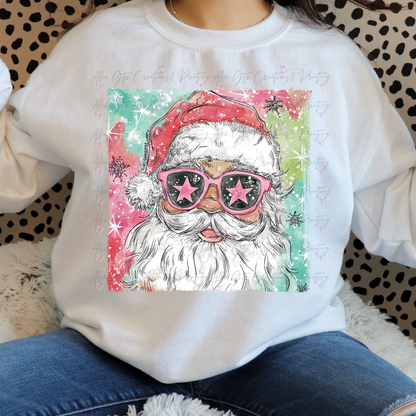 Colorful Santa Shirt/ Sweater