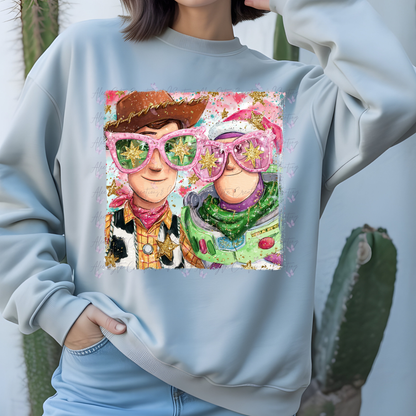 Colorful Woody & Buzz  Shirt/ Sweater