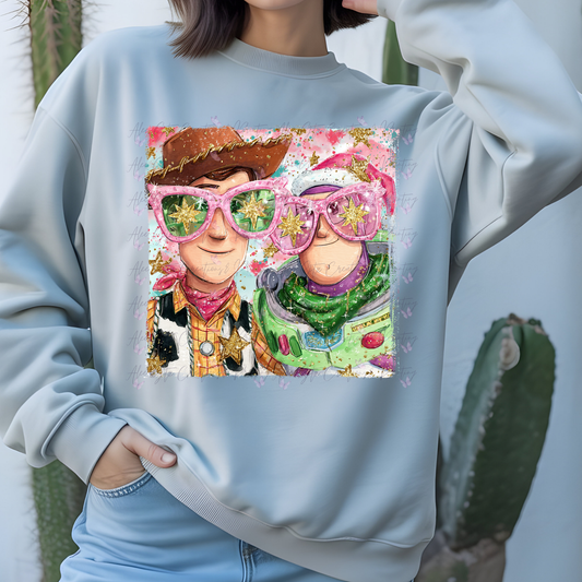 Colorful Woody & Buzz  Shirt/ Sweater