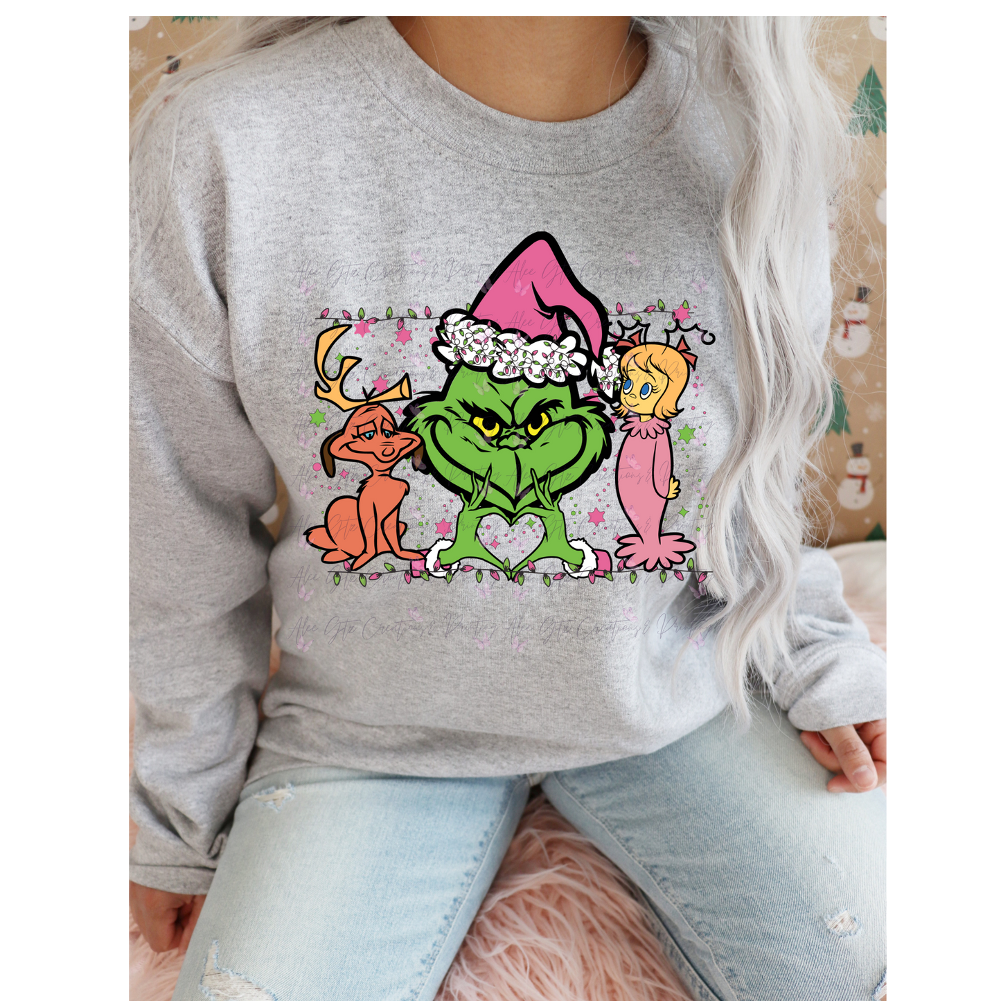 Pink Mean Grinch Shirt/ Sweater