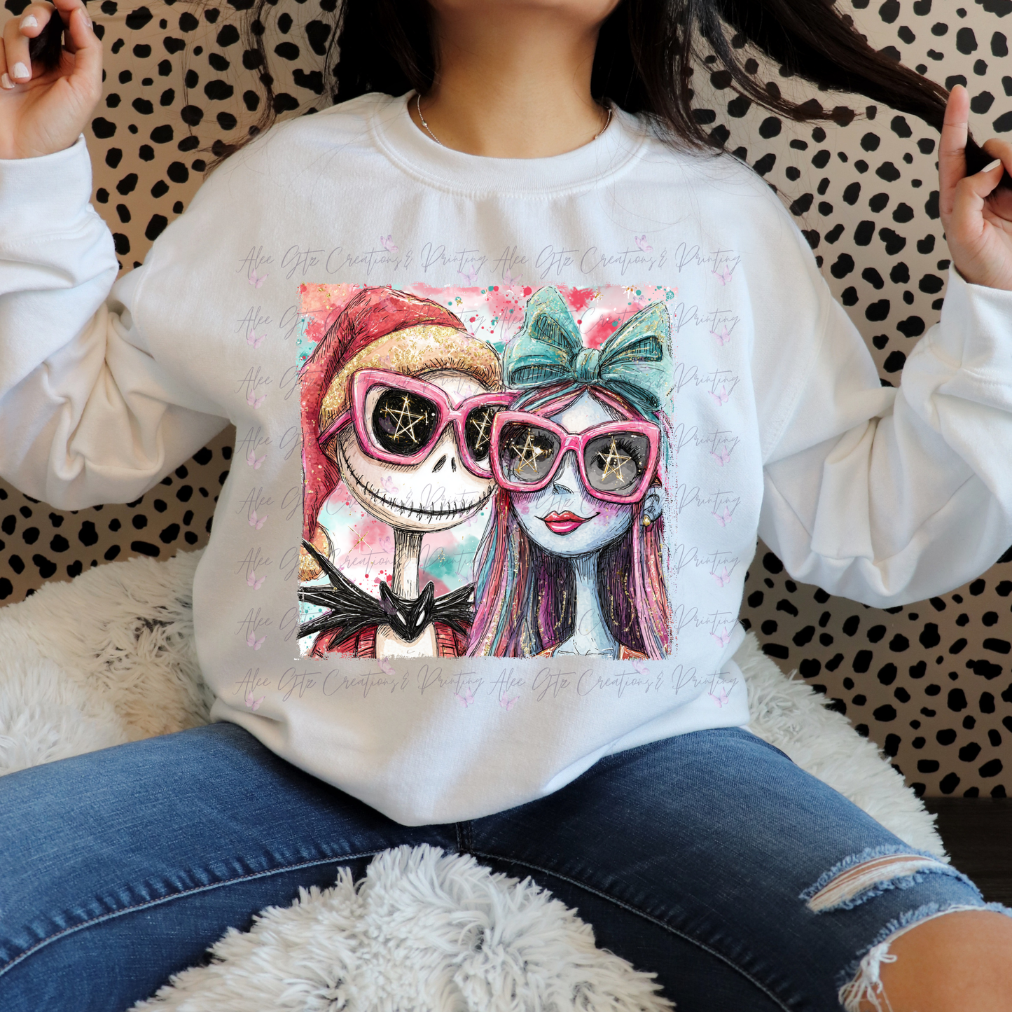 Colorful Jack & Sally Shirt/ Sweater