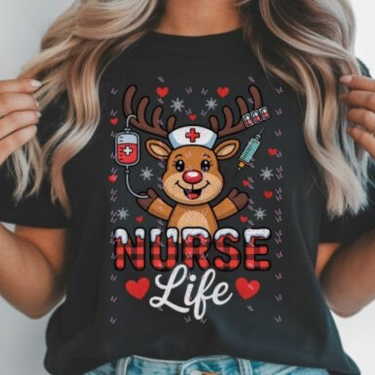 Reindee Nurse Life Shirt/ Sweater