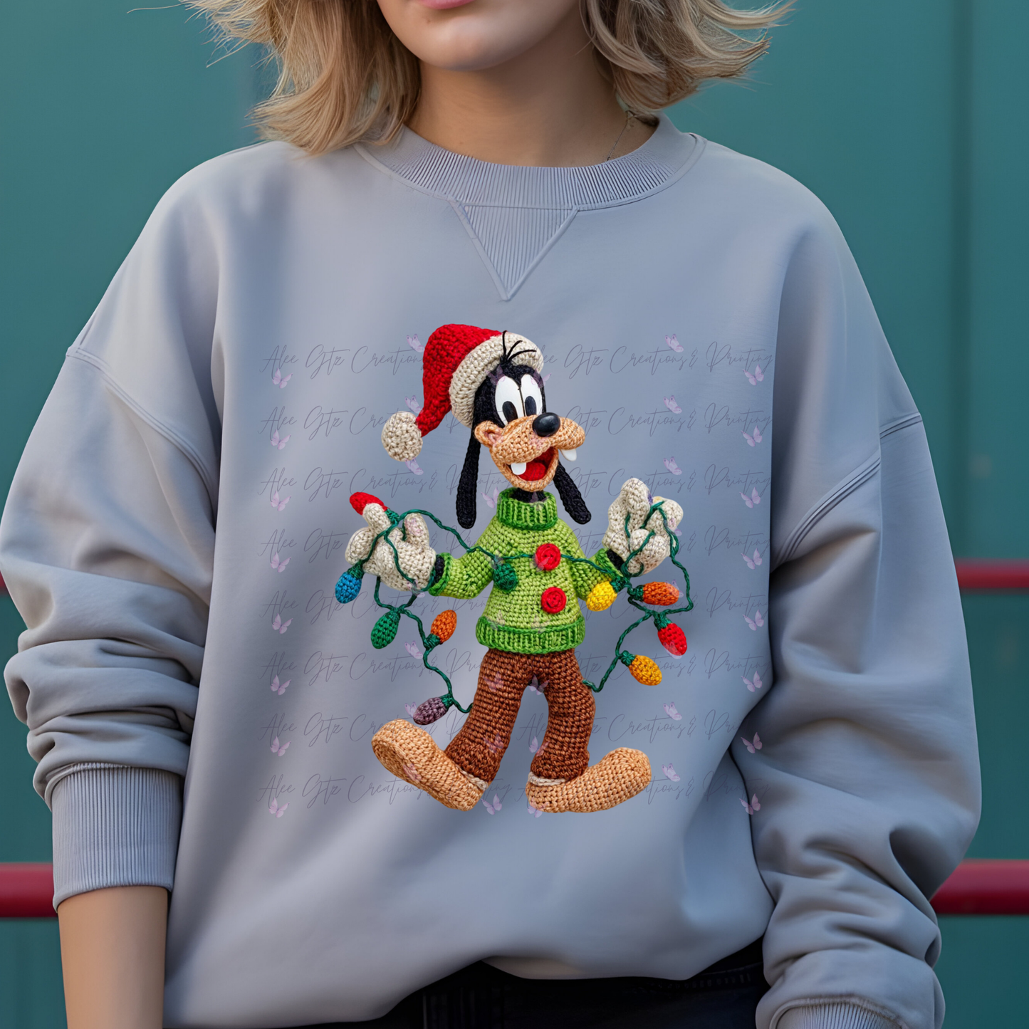 Goofy Faux Yarn Shirt/ Sweater