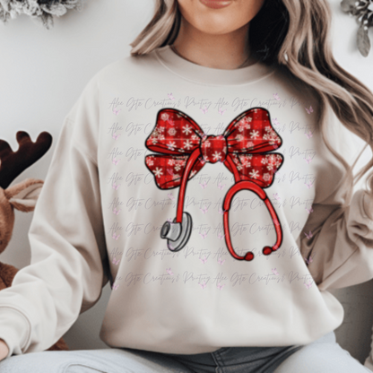 Coquete Healthcare Bow Shirt/ Sweater