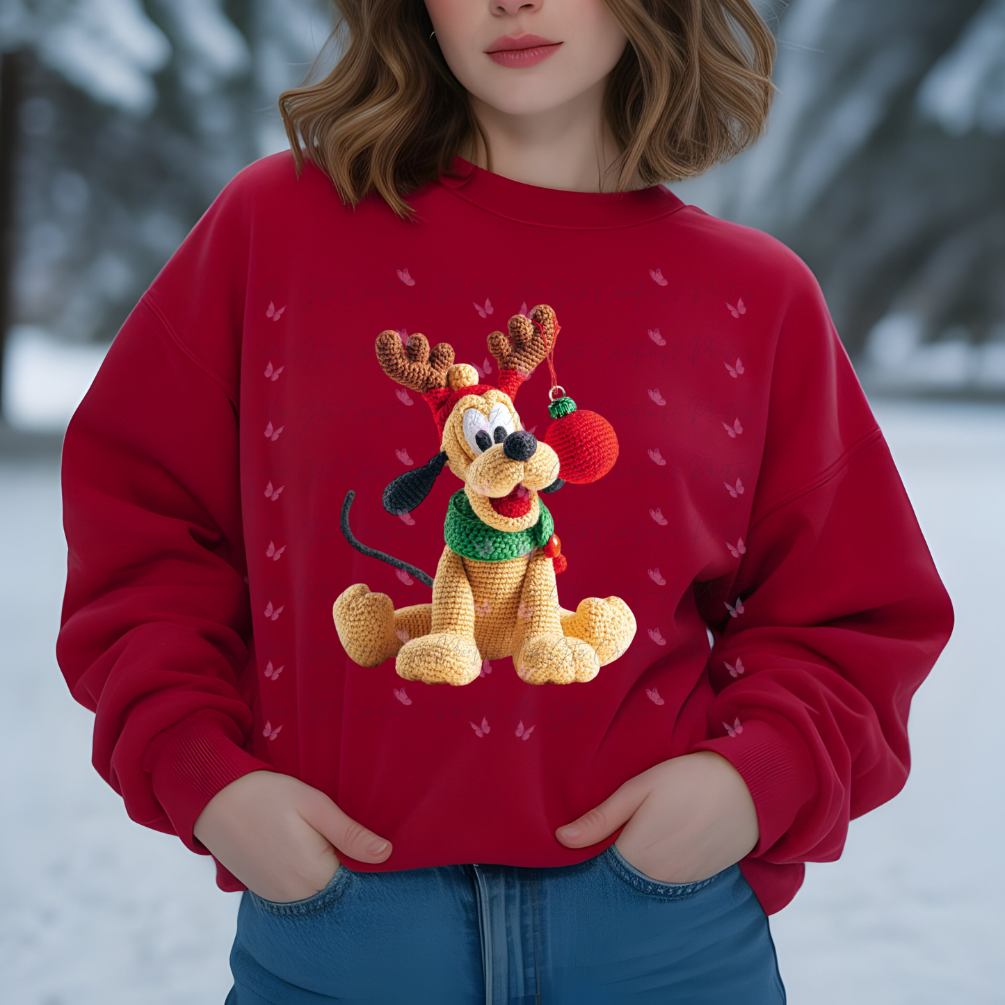 Pluto Faux Yarn Shirt/ Sweater