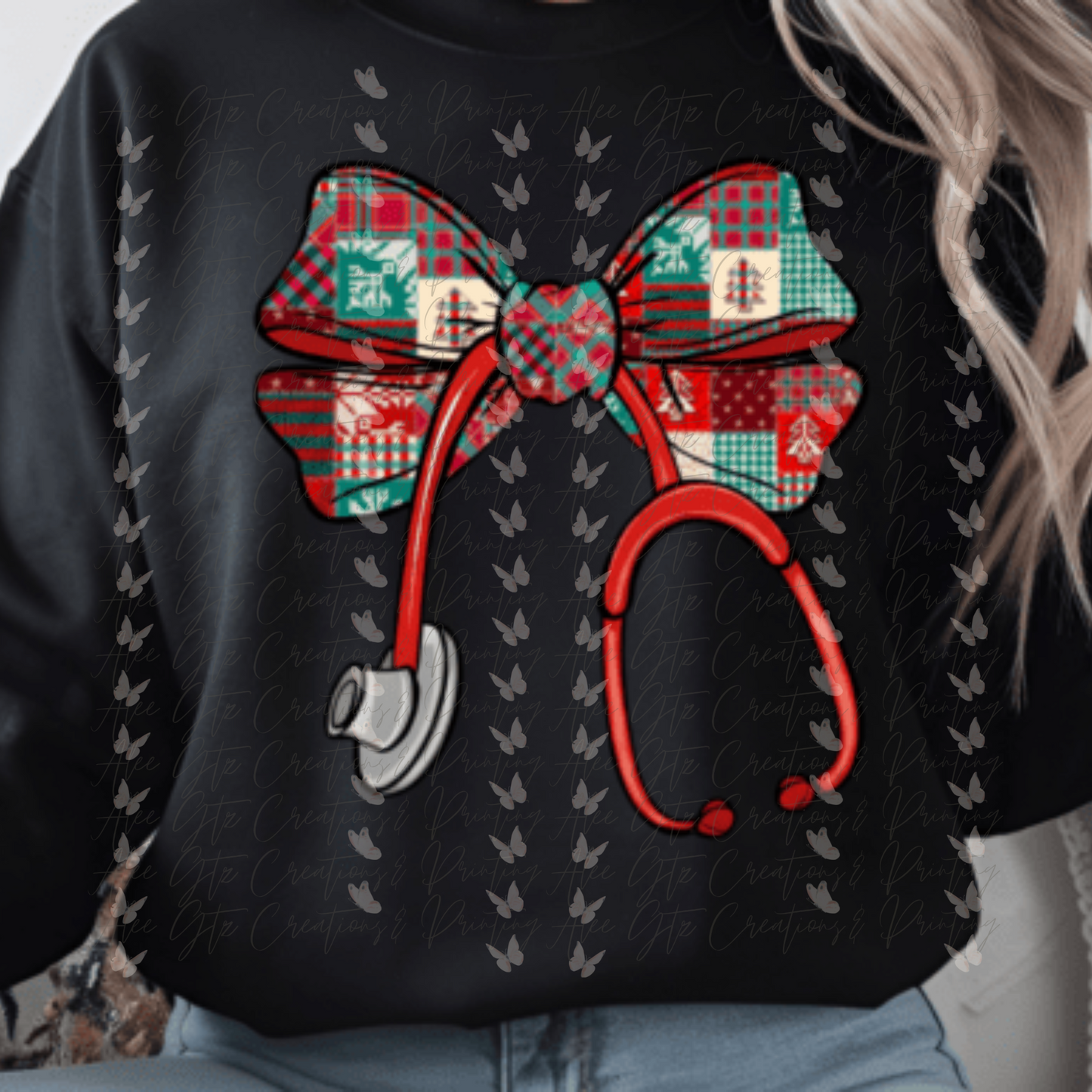 Coquete Healthcare Bow Shirt/ Sweater