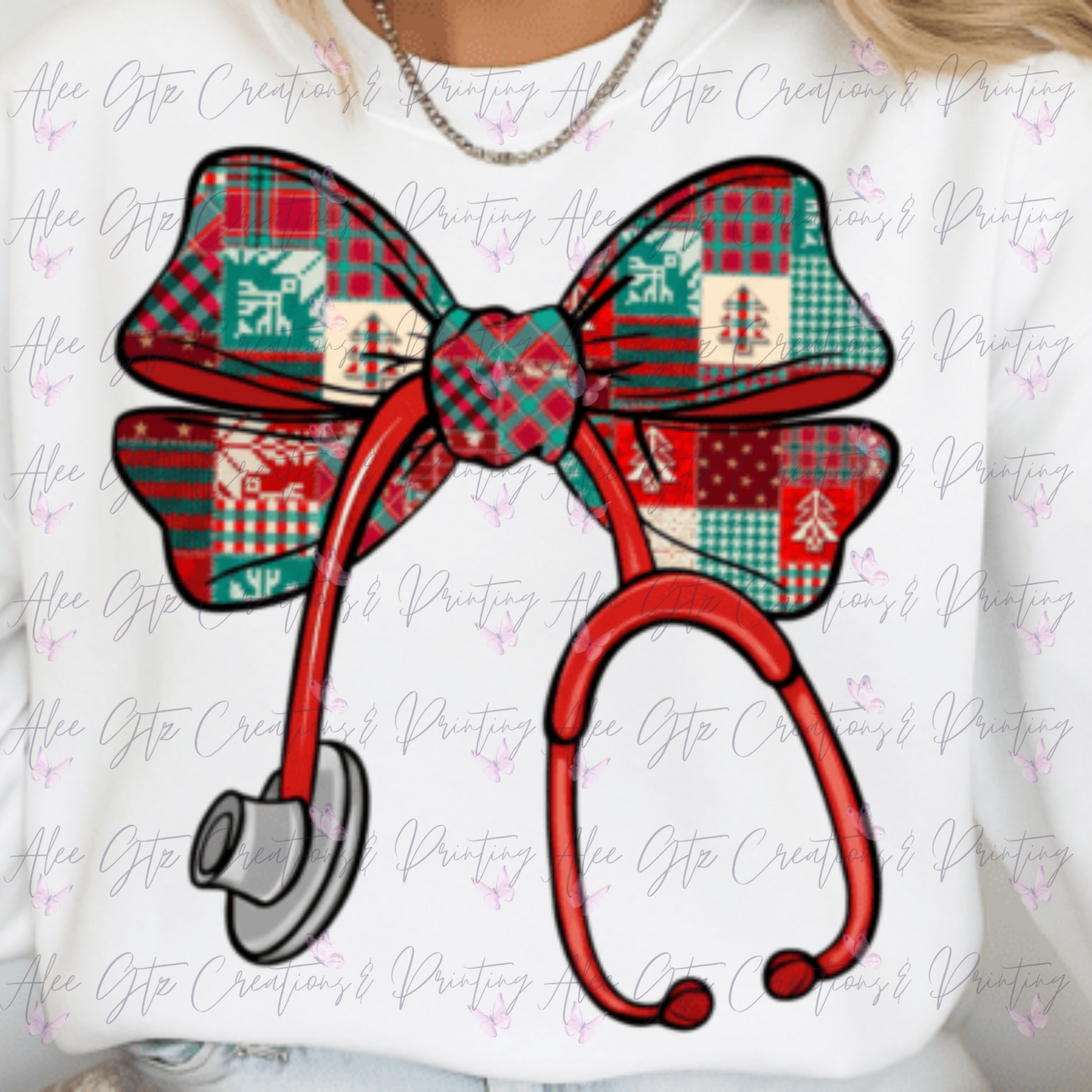 Coquete Healthcare Bow Shirt/ Sweater