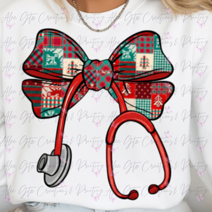 Coquete Healthcare Bow Shirt/ Sweater