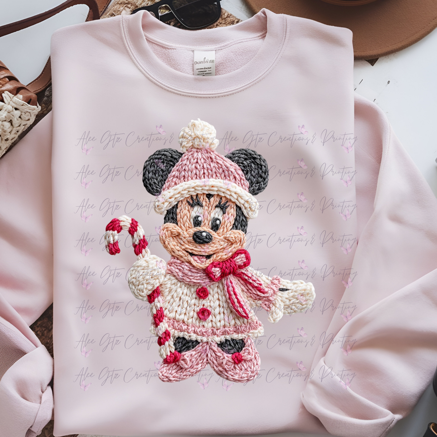 Minnie Faux Yarn Shirt/ Sweater