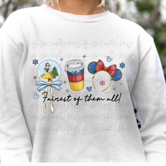 Snow white Christmas Shirt/ Sweater