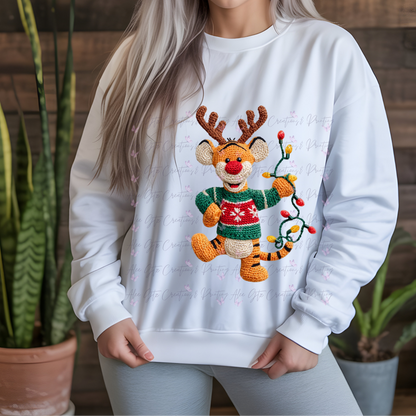 Tigger Faux Yarn Shirt/ Sweater