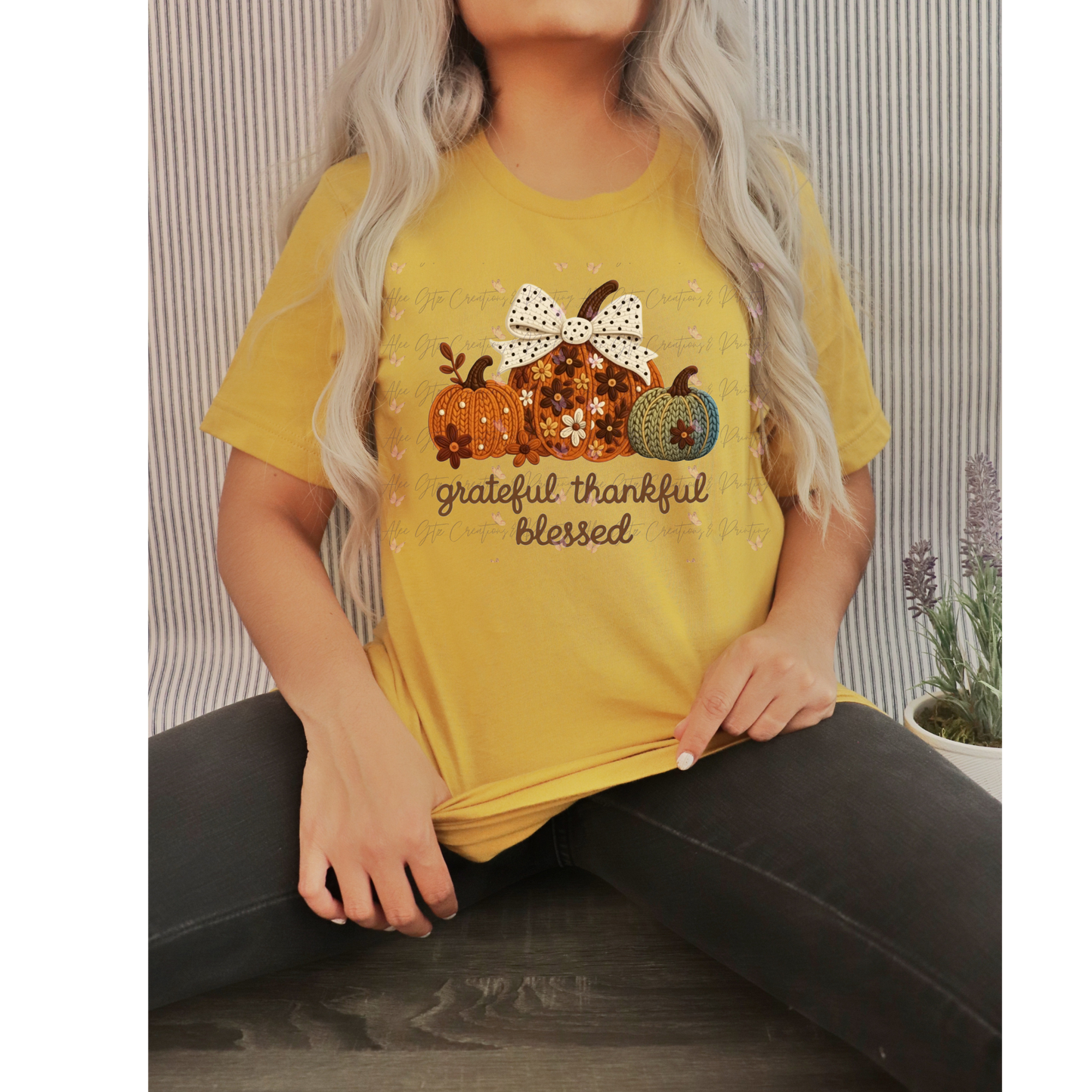 Grateful, Thankful Blessed Shirt/ Sweater