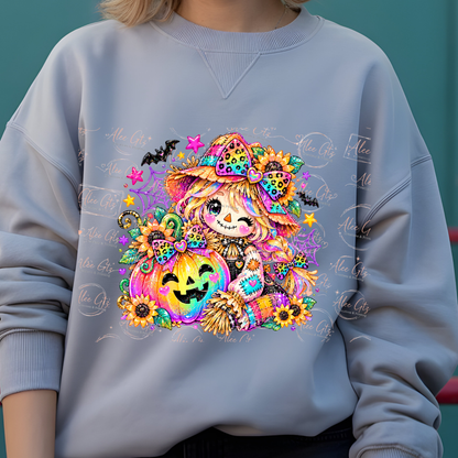 Coquete scare Crow & Pumpkin shirt/sweater
