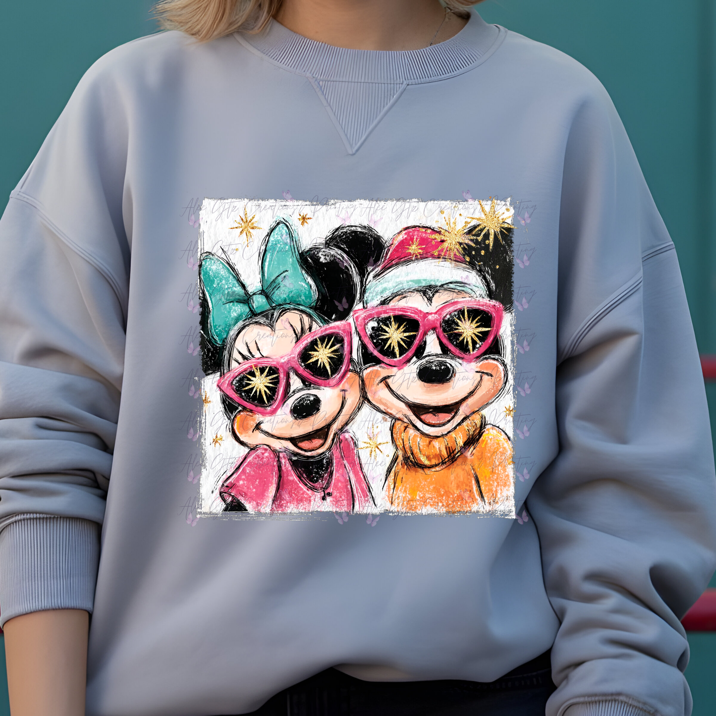 Mickey & MInnie  Shirt/ Sweater