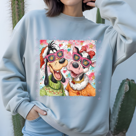 Goofy & cow Shirt/ Sweater