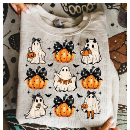 Cute Spooky Ghost Shirt / Sweater