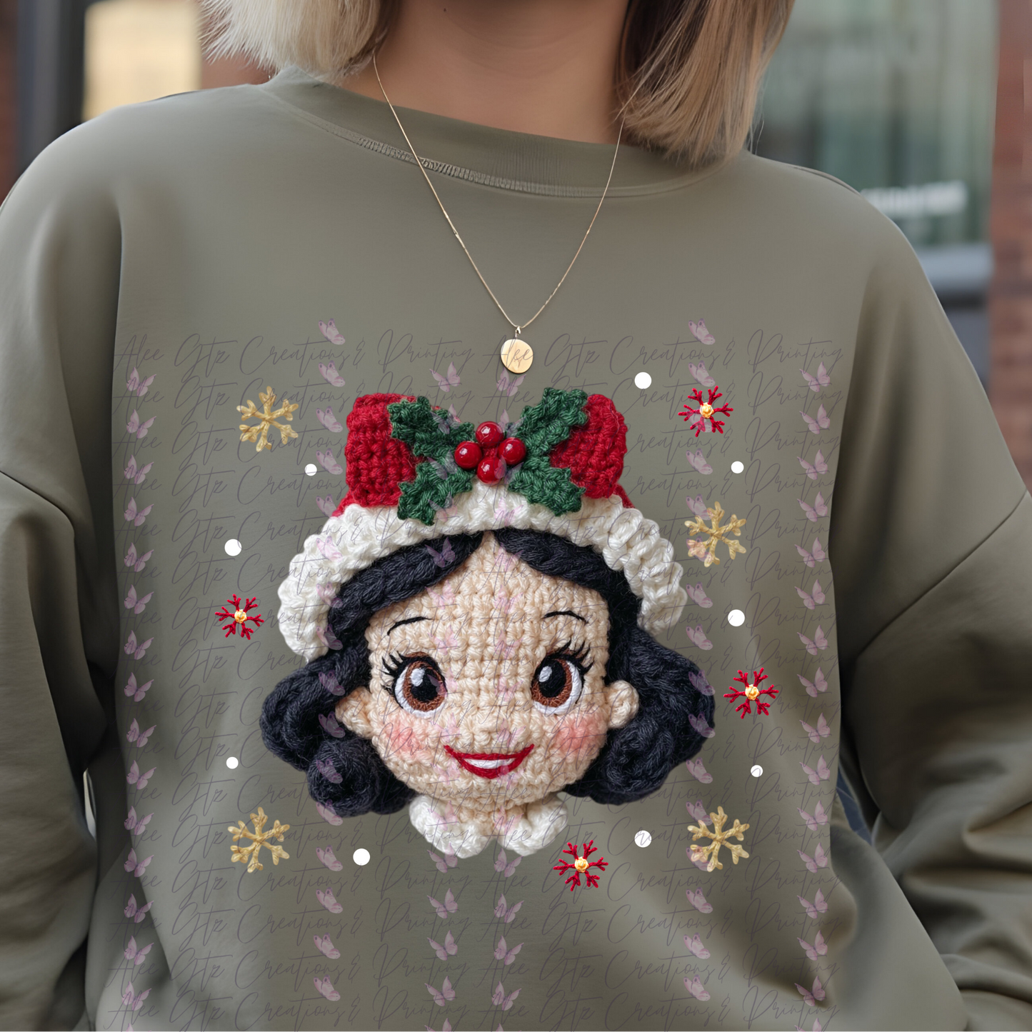 Snow white Faux Yarn Shirt/ Sweater