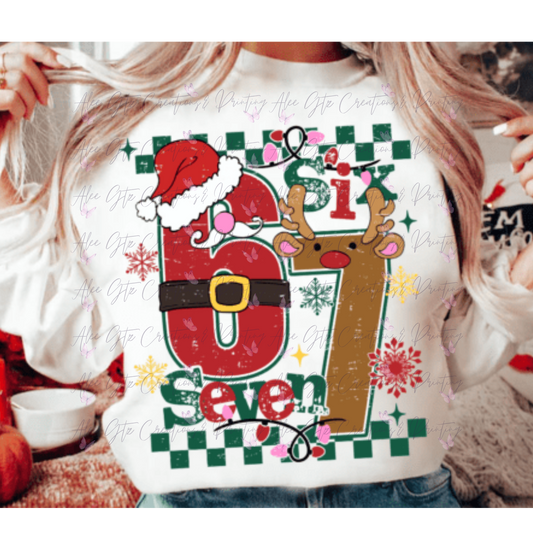 6-7 funny Christmas Shirt/ Sweater
