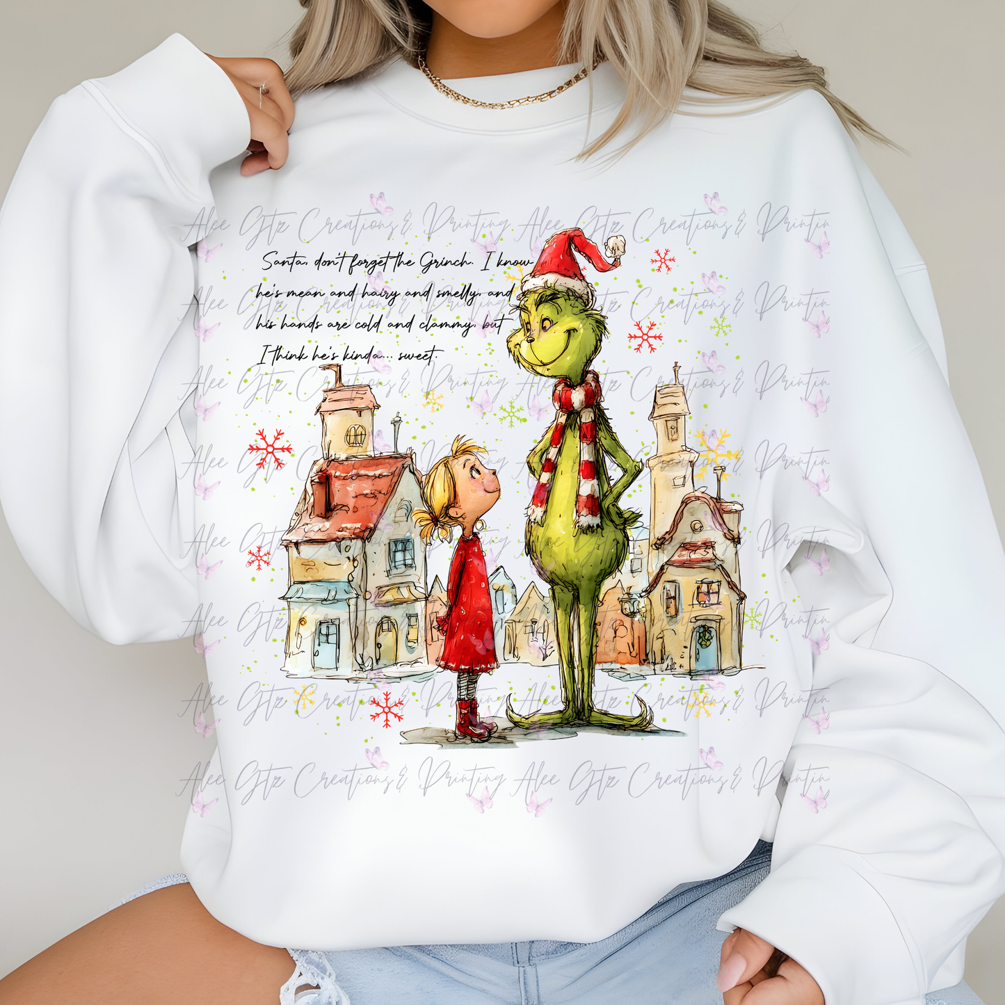 Vintage Grinch and Cindy Lou Shirt/ Sweater
