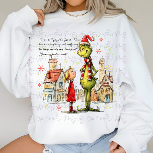 Vintage Grinch and Cindy Lou Shirt/ Sweater