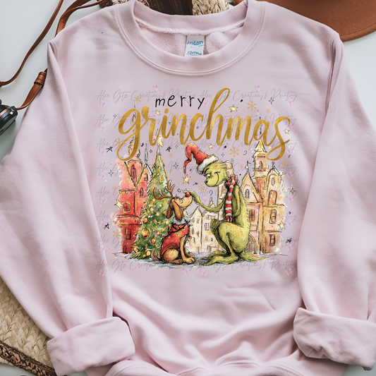 Vintage Grinch Merry Grinchmas Shirt/ Sweater