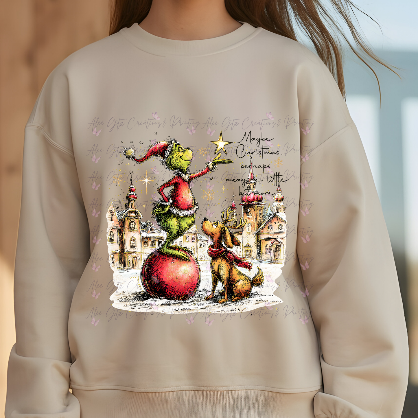 Vintage Christmas Grinch and Max  Shirt/ Sweater