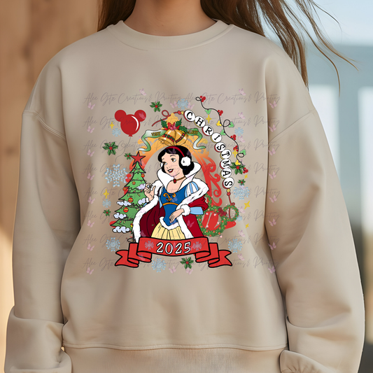 Snow white 2025 Christmas  Shirt/ Sweater