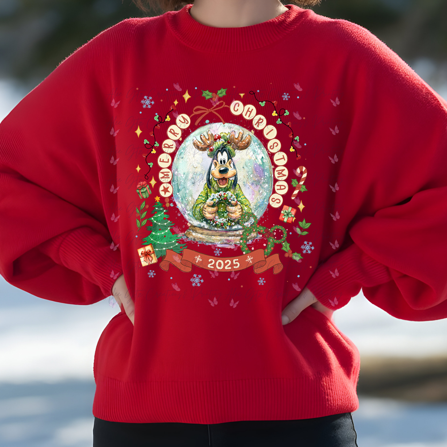 Goofy 2025 Snowglobe Shirt/ Sweater